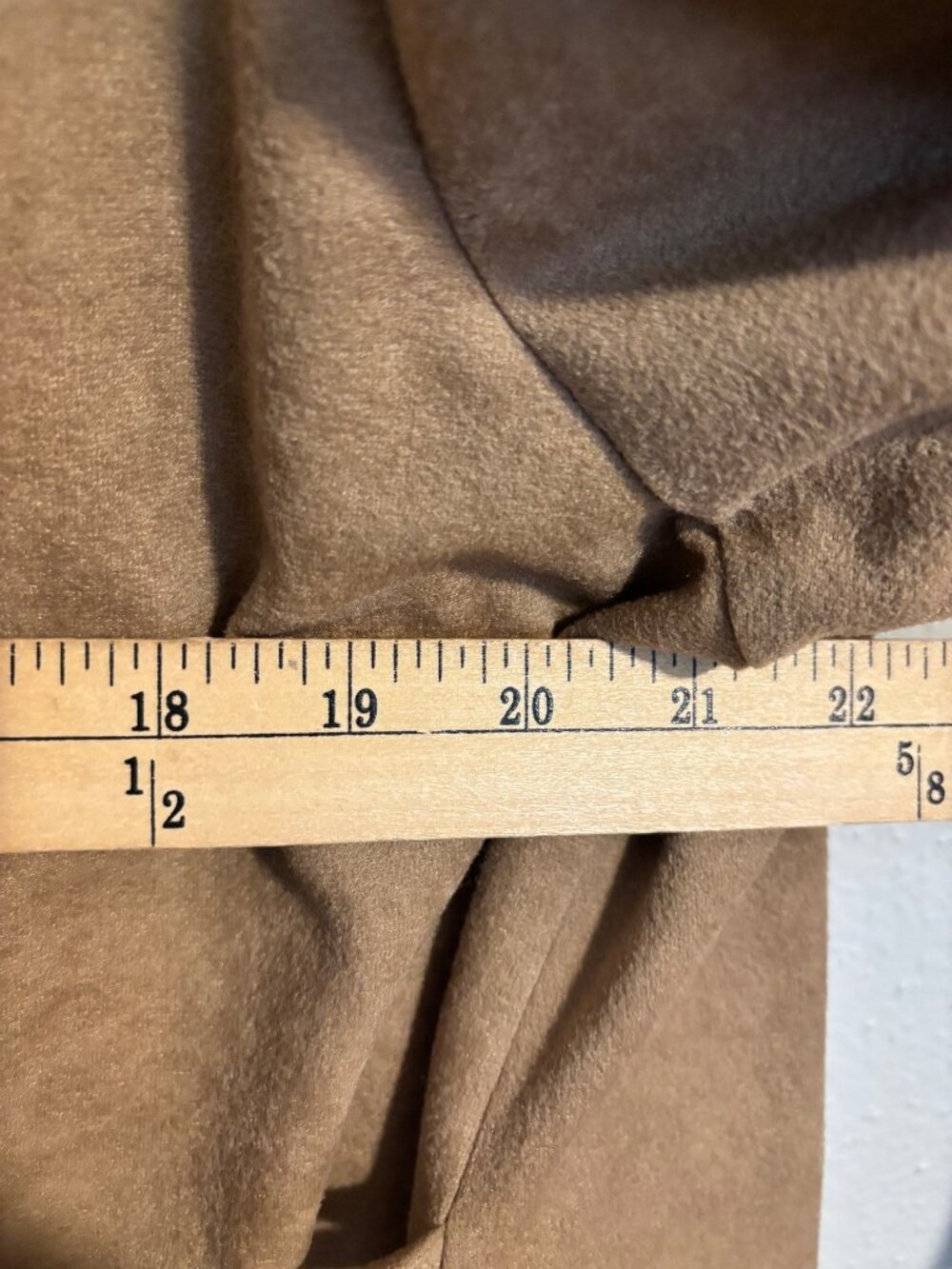 Foxland By Lanson Tan Wrap Trench Coat Belted Made In USA Union Label Vintage M - Picture 10 of 13